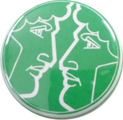 zodiak twins badge green